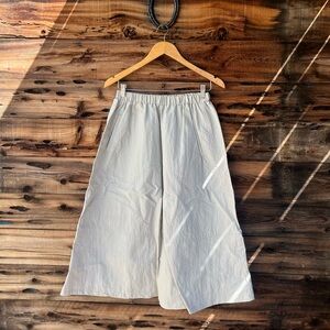 MELLODAY | Light Sage Nylon Skirt S